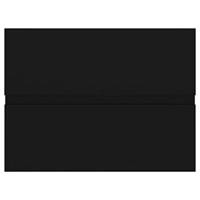 Wastafelkast 60x38,5x45 cm spaanplaat zwart