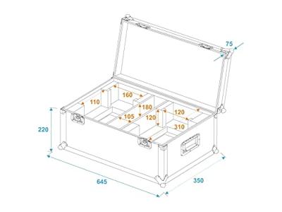 ROADINGER Flightcase 2x THA-40 PC ROADINGER Flightcase 2x THA-40 PC
