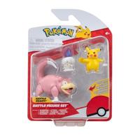 Pokemon Battle Figure Pack - Slowpoke, Litwick & Pikachu - thumbnail