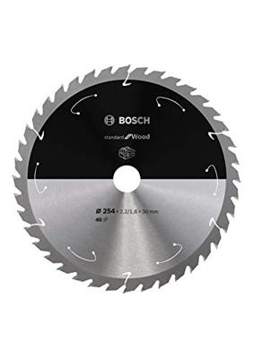 Bosch Accessories 2608837734 2608837734 Hardmetaal-cirkelzaagblad 254 x 30 mm Aantal tanden: 40 1 stuk(s) Bosch Accessories 2608837734 2608837734 Hardmetaal-cirkelzaagblad 254 x 30 mm Aantal tanden: 40 1 stuk(s)