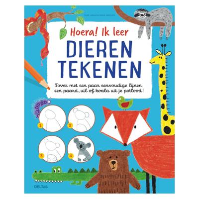 Deltas Hoera! ik leer dieren tekenen Deltas Hoera! ik leer dieren tekenen