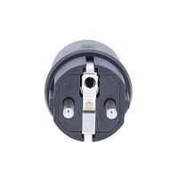 Schwabe Stekker Rubber 230 V, 16 A zwart IP44 - thumbnail