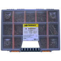 pgb-Europe PGB-FASTENERS | Assortimentsdoos 1700 dlg MWVZV ZnG - ASS014002170001 - thumbnail