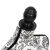 VidaXL Etalagepop torso vrouw zwart wit - thumbnail