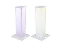 Eurolite 2x Stage Stand 150cm met covers en tas wit - thumbnail