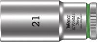 Wera 8790 HMB Deep Hand- en Machinedop met 3/8"-aandrijving, 21 x 64 mm - 05004543001 - thumbnail