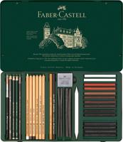 Faber Castell FC-112977 Pitt Monochrome Set Faber-Castell 33-delig Groot - thumbnail