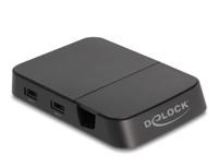 Delock 88018 USB-C, USB-A 2.0, HDMI Smartphone-dockingstation Zwart Geschikt voor: Smartphones mit USB-C Anschluss - thumbnail