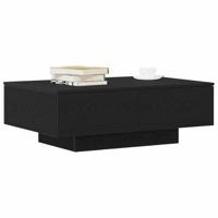 Salontafel Zwart eiken 90 x 60 x 31 cm Bewerkt hout - thumbnail