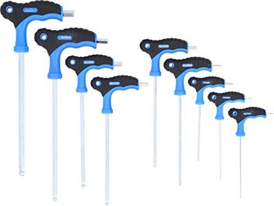 Brilliant Tools BT041100 Haakse schroevendraaierset 2 mm, 2.5 mm, 3 mm, 4 mm, 5 mm, 6 mm, 7 mm, 8 mm, 10 mm 9-delig