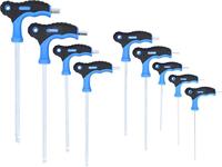 Brilliant Tools BT041100 Haakse schroevendraaierset 2 mm, 2.5 mm, 3 mm, 4 mm, 5 mm, 6 mm, 7 mm, 8 mm, 10 mm 9-delig - thumbnail