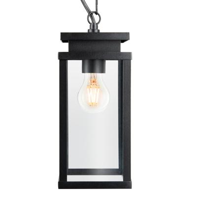 Buitenlamp jersey aan ketting zwart K.S. Verlichting - Ks verlichting