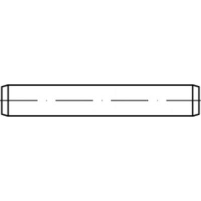 TOOLCRAFT TO-5436747 Cilindrische pen 16 mm Staal 50 stuk(s)