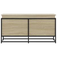 VidaXL Opbergbox met deksel 100x40x51,5 cm bewerkt hout sonoma eiken - thumbnail