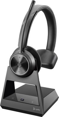 HP Poly Savi 7310 UC Monaural In Ear headset DECT, Bluetooth Mono Zwart Ruisonderdrukking (microfoon) Volumeregeling, Microfoon uitschakelbaar (mute) Computer