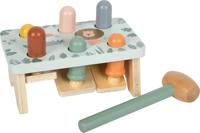 Small Foot - houten hamerbank spel safari fsc - thumbnail
