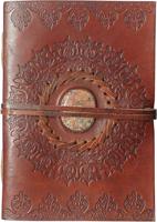 Notitieboek Leer met Koord Lotus - thumbnail