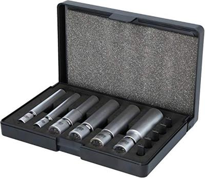 KS Tools 500.7325 1/4 + 3/8 speciale gloei- en bougiestekkerset met scharnier, 11-delig - thumbnail