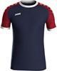 JAKO 4224 Shirt Iconic Km - Navy/Chillrood - XXL