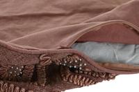 Kussenhoes DKD Home Decor Bruin Ruiten 50 x 1 x 50 cm - thumbnail