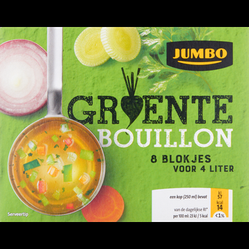 Jumbo Groentebouillon Blokjes 8 Stuks