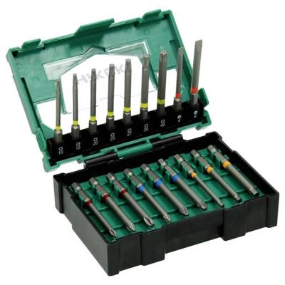 HiKOKI 40030022 Bitset T-profiel, Plat, Kruiskop Phillips, Kruiskop Pozidriv, Zeskant Incl. bithouder