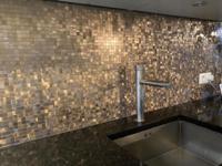 Mozaïek Isodeco Steenstrip Blokjes Zelfklevend 30.5x30.5 cm Goud Isodeco - thumbnail