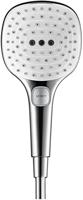 Handdouche HansGrohe Raindance Select E 120 3jet Chroom Wit - thumbnail
