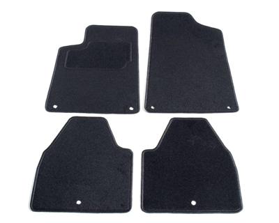 Automatten op maat - zwart stof - Peugeot 607 2000-2011