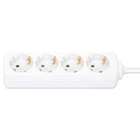 Manhattan 167802 Stekkerdoos Wit Randaarde stekker 1 stuk(s) - thumbnail