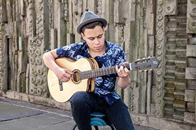 Ortega Signature Series BYWSM Guitar E/A klassieke gitaar met gigbag