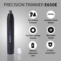 BABYLISS E650E Trimmer voor haar en neus - thumbnail