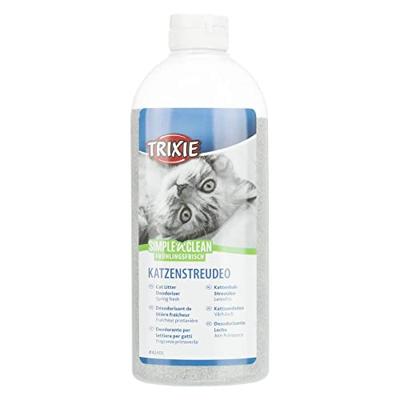 Trixie simple&apos;n&apos;nclean geurverdrijver kattenbak lentefris