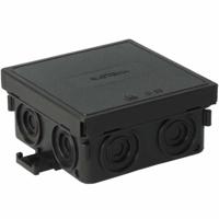 Attema kabeldoos AT2626 zwart IP555 75x75x37mm 11 invoerenv nieuw AX3 - thumbnail