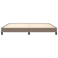 Bedframe zonder matras stof taupe 200x200 cm - thumbnail