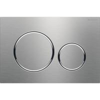 Geberit Sigma 20 bedieningspaneel rvs geborsteld/chroom voor Sigma reservoirs 8cm (UP720) en 12cm (UP320) - thumbnail