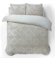 Sleeptime Glamour Flanel Art Foil Creme 200 x 200/220 cm - thumbnail