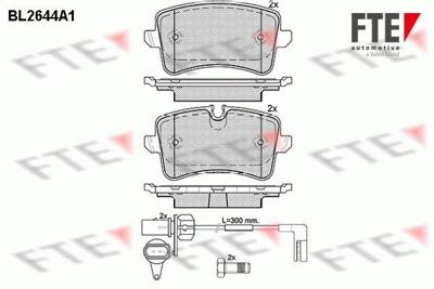 Remblokken set BL2644A1 Remblokken set BL2644A1