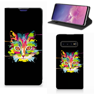 Samsung Galaxy S10 Magnet Case Cat Color