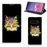 Samsung Galaxy S10 Magnet Case Cat Color - thumbnail