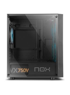 ATX Semi-toren doos Nox-Xtreme NXINFTYEPSILON Zwart