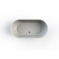 Arcqua Cusco vrijstaand ligbad 175x85x55cm cast marble Mat Wit BAD119191 - thumbnail