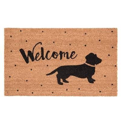 Clayre & Eef Deurmat 75x45 cm Bruin Kokosvezel Rubber Rechthoek Hond Clayre & Eef Deurmat 75x45 cm Bruin Kokosvezel Rubber Rechthoek Hond