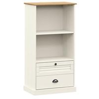 Boekenkast VIGO 60x35x114,5 cm massief grenenhout wit - thumbnail