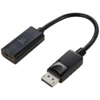 Renkforce RF-5596324 DisplayPort / HDMI Adapter [1x DisplayPort stekker - 1x HDMI-bus] Zwart 4K UHD 23 cm - thumbnail
