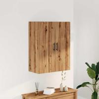 Wandkast 69,5x34x90 cm artisanaal eikenkleurig - thumbnail