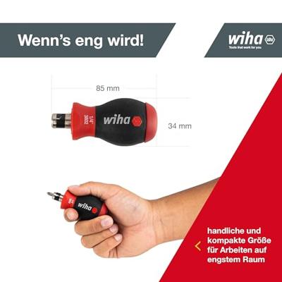 Wiha Schroevendraaier | met bitmagazijn | Stubby 43613 - thumbnail