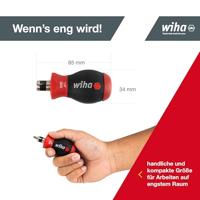 Wiha Schroevendraaier met bitmagazijn Stubby - thumbnail