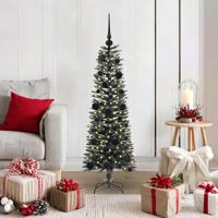 VidaXL Kunstkerstboom met 150 led groen 120 cm pvc en plastic en staal - thumbnail