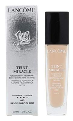Lancome Teint Miracle Hydrating Foundation SPF15 010 Beige Porcelaine 30 ml Dames
